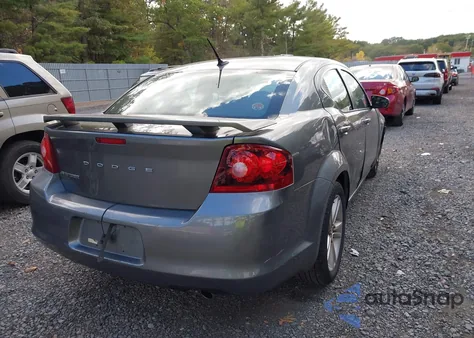 2012 Dodge Avenger Se V6 из США, поврежденный, VIN 1C3CDZAG1CN313359
